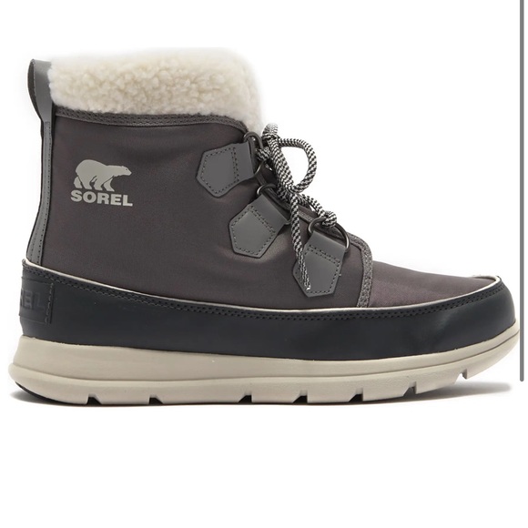 Sorel Shoes - SOREL- Explorer Carnival Waterproof Boot with Faux Fur Collar
